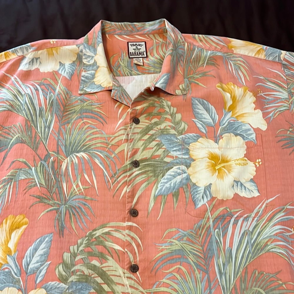 Tommy Bahama 100% silk shirt size XXL
